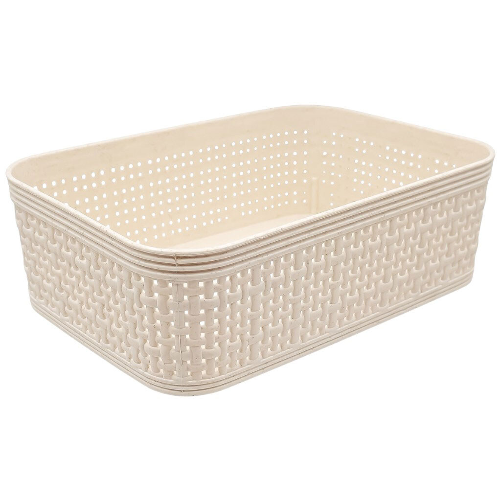 Набор корзин для хранения пластиковых Storage Solutions, 19х13,5 см - № 2 Набор корзин для хранения пластиковых Storage Solutions, 19х13,5 см - № 2