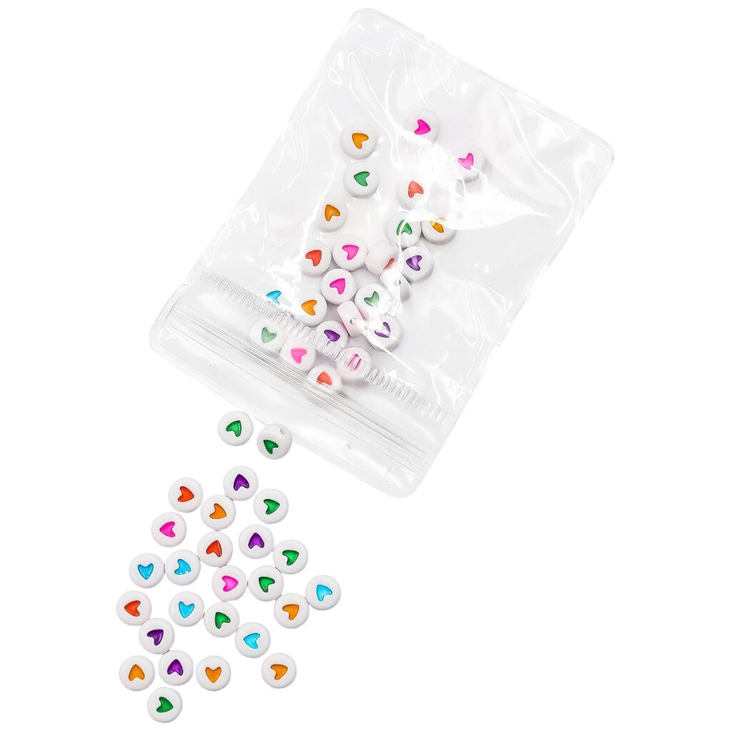 Набор бусин для создания украшений Craft time "Сердца" - № 2 Набор бусин для создания украшений Craft time "Сердца" - № 2