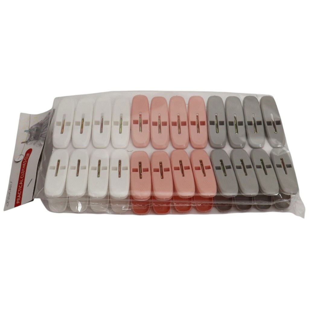 Набор пластиковых прищепок для белья - № 2 Набор пластиковых прищепок для белья - № 2