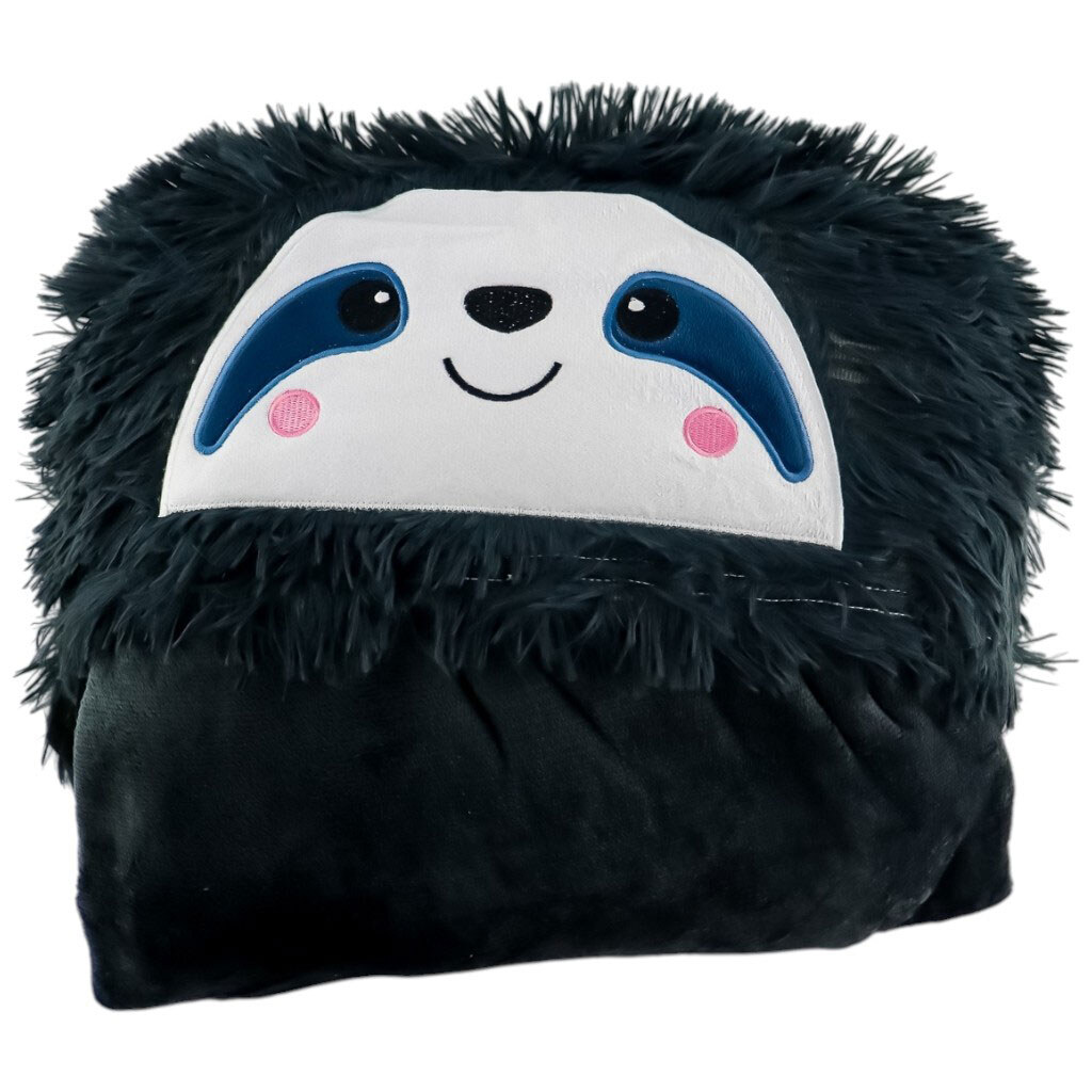 Плед-пончо с капюшоном и рукавами Ленивец 150х120 см - № 1 Плед-пончо с капюшоном и рукавами Ленивец 150х120 см - № 1