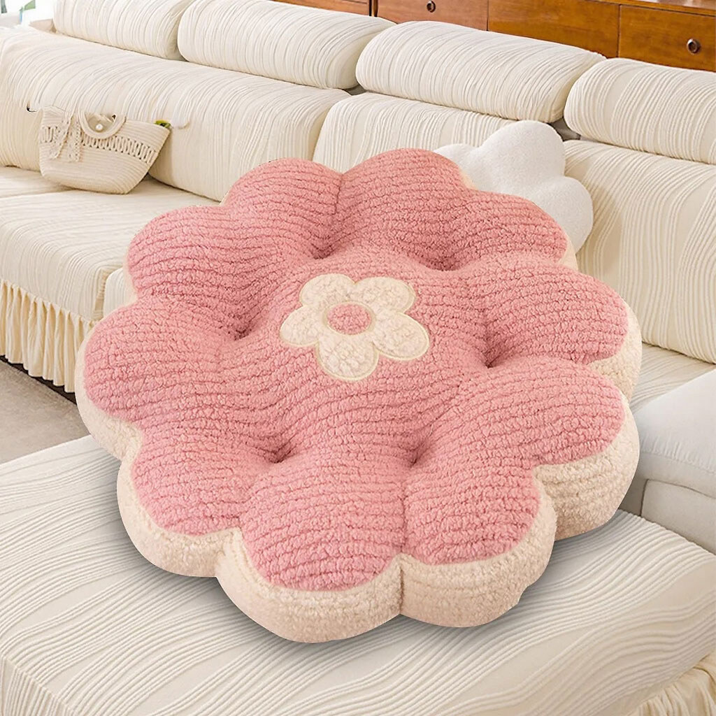 Подушка для стула фигурная Цветок, в ассортименте, 43см - № 3 Подушка для стула фигурная Цветок, в ассортименте, 43см - № 3