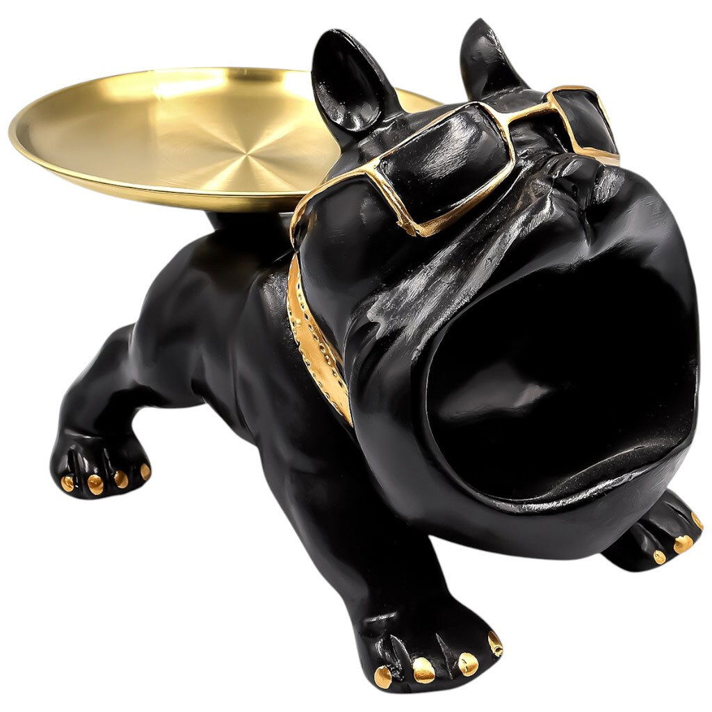 Статуэтка-органайзер декоративная "Бульдог" - № 1 Статуэтка-органайзер декоративная "Бульдог" - № 1