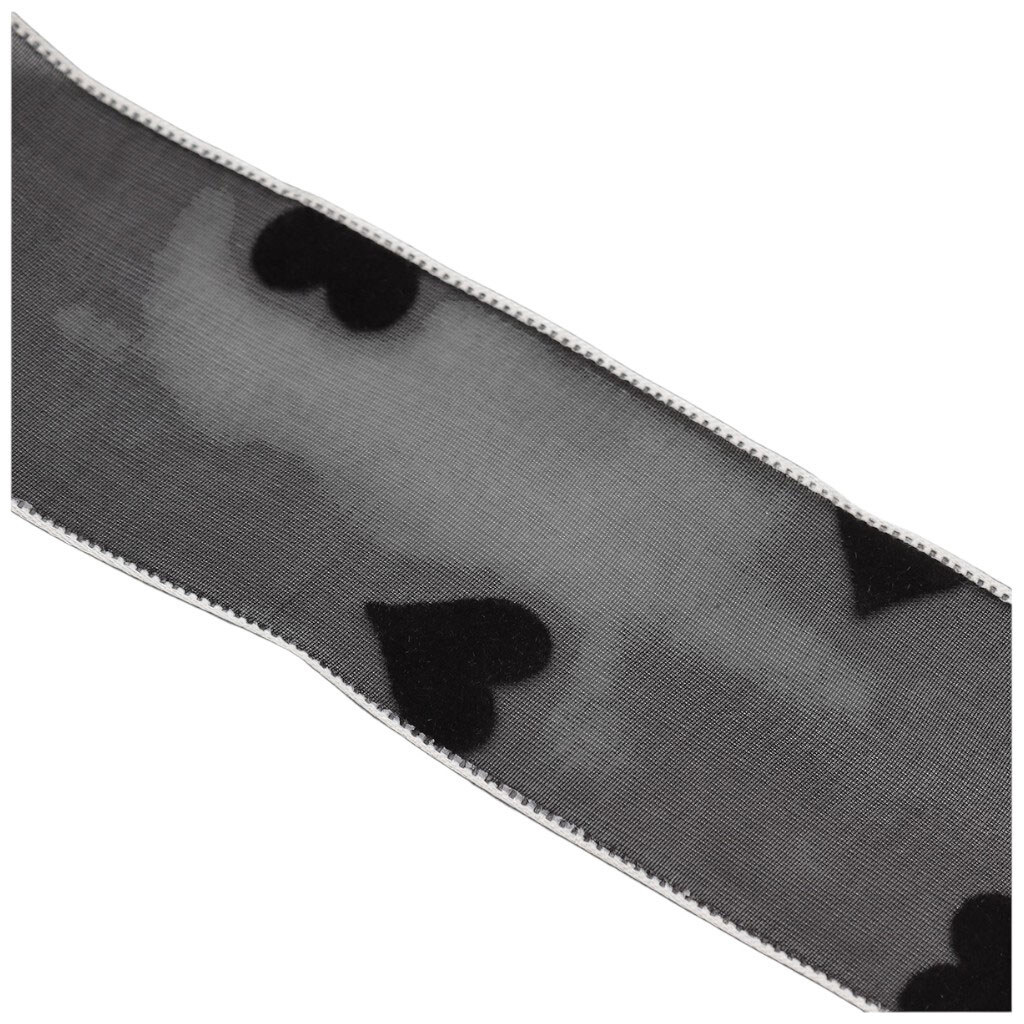 Лента для рукоделия Craft time "Сердечки", 3,8 см х 3 м - № 2 Лента для рукоделия Craft time "Сердечки", 3,8 см х 3 м - № 2