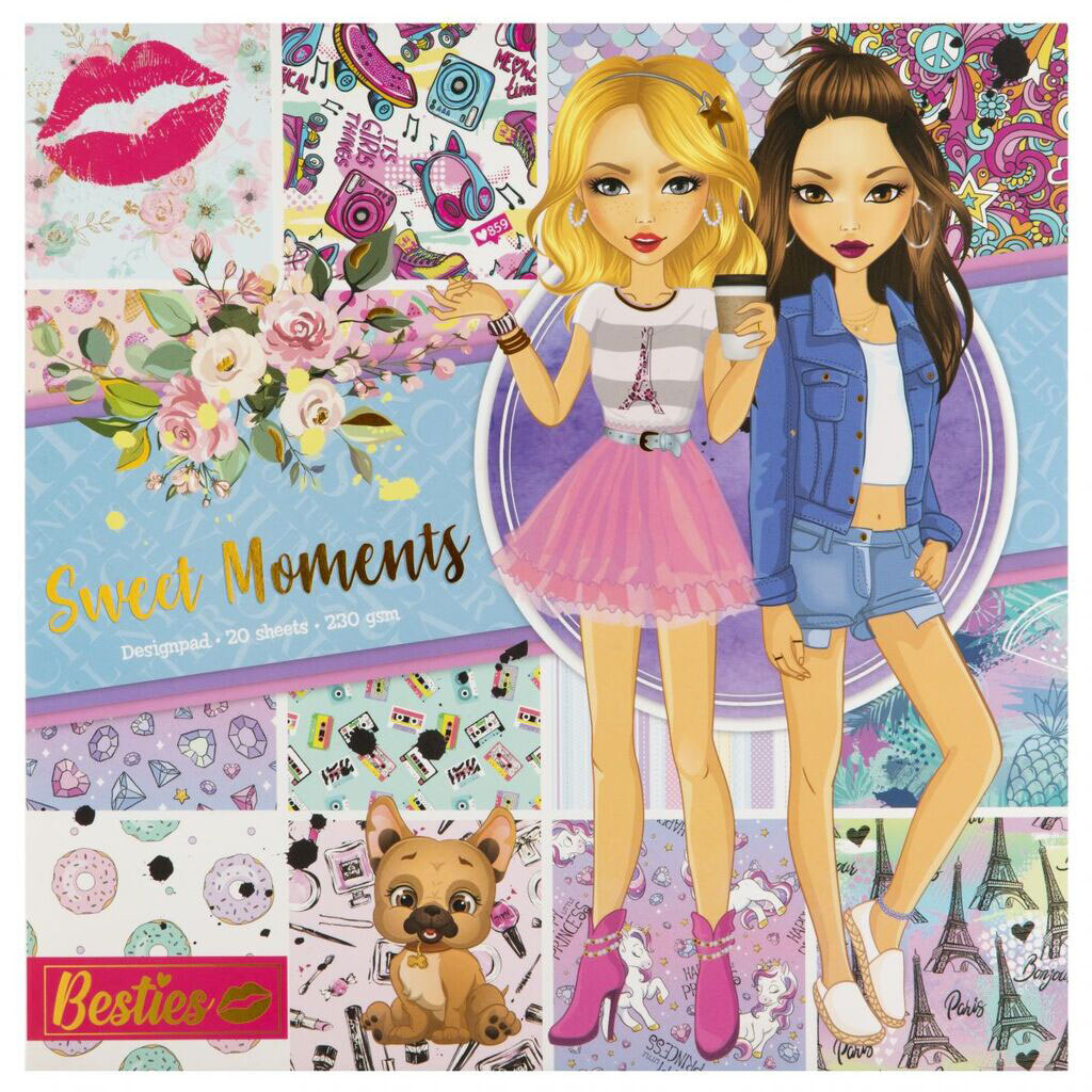 Блокнот для дизайна «Sweet Moments», Besties - № 1 Блокнот для дизайна «Sweet Moments», Besties - № 1