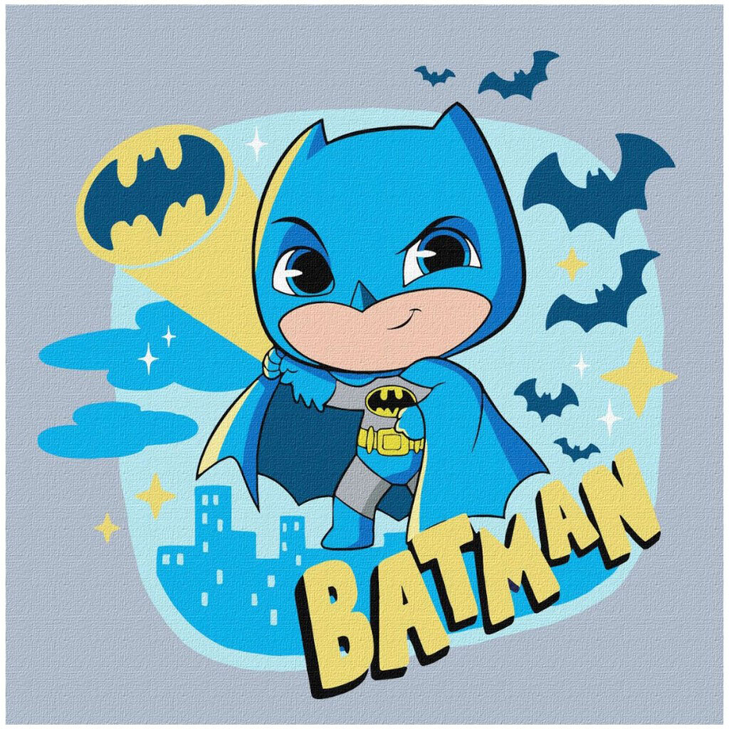 Картина за номерами "Герой пітьми", 25х25 см, Ідейка - № 1 Картина за номерами "Герой пітьми", 25х25 см, Ідейка - № 1