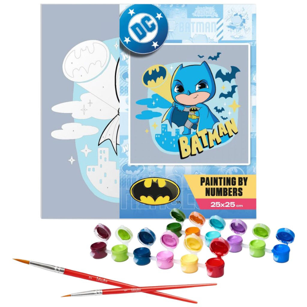 Картина за номерами "Герой пітьми", 25х25 см, Ідейка - № 2 Картина за номерами "Герой пітьми", 25х25 см, Ідейка - № 2