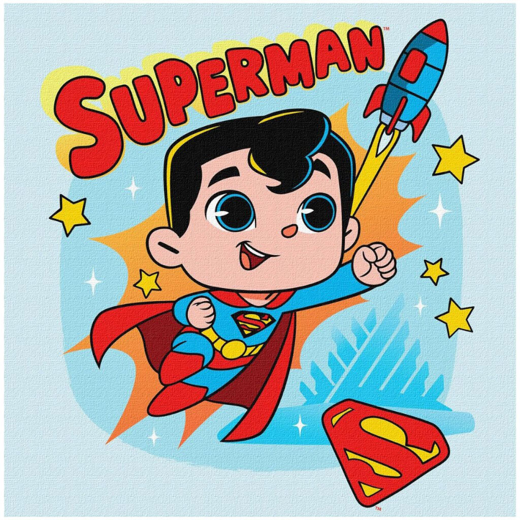 Картина за номерами "Політ до зірок", 25х25 см, Ідейка - № 1 Картина за номерами "Політ до зірок", 25х25 см, Ідейка - № 1