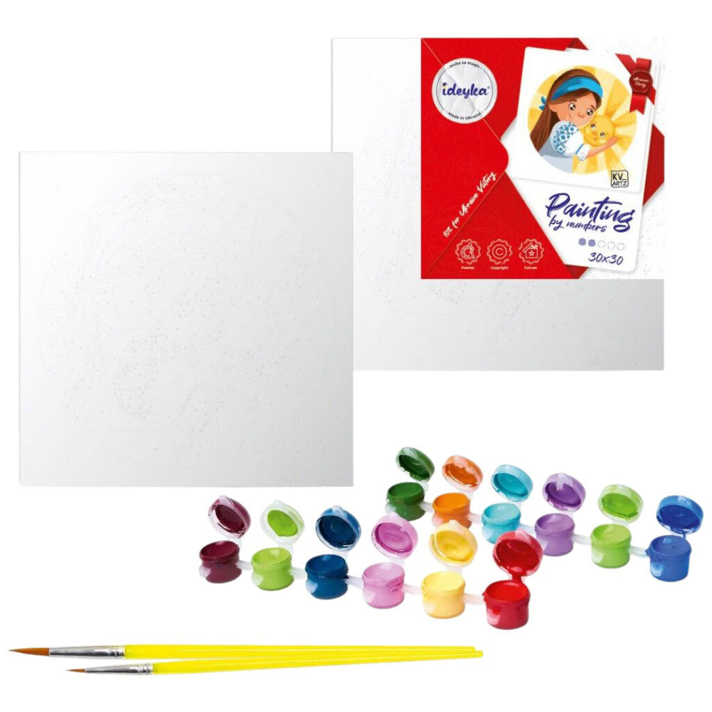 Картина за номерами "Політ до зірок", 25х25 см, Ідейка - № 2 Картина за номерами "Політ до зірок", 25х25 см, Ідейка - № 2