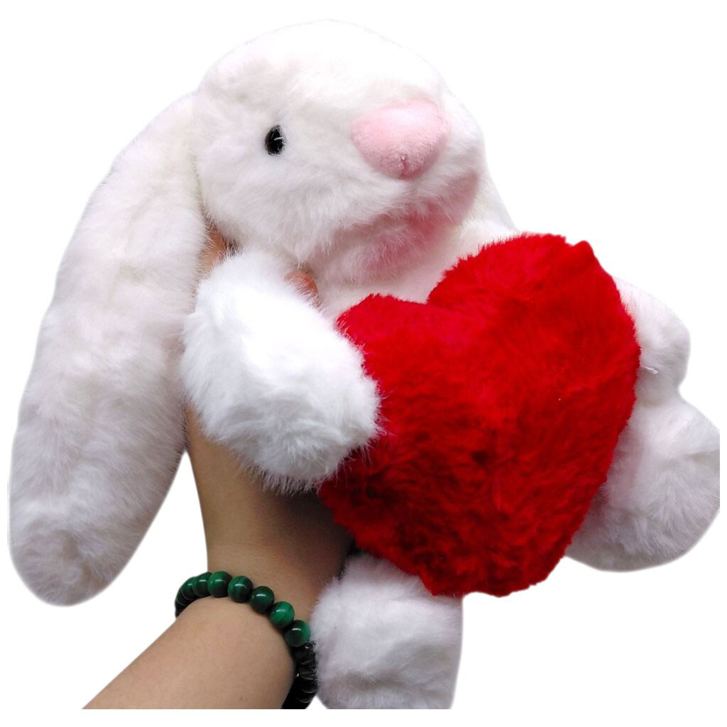 Мягкая игрушка "Зайка с сердцем", 23 см, Копиця - № 2 Мягкая игрушка "Зайка с сердцем", 23 см, Копиця - № 2