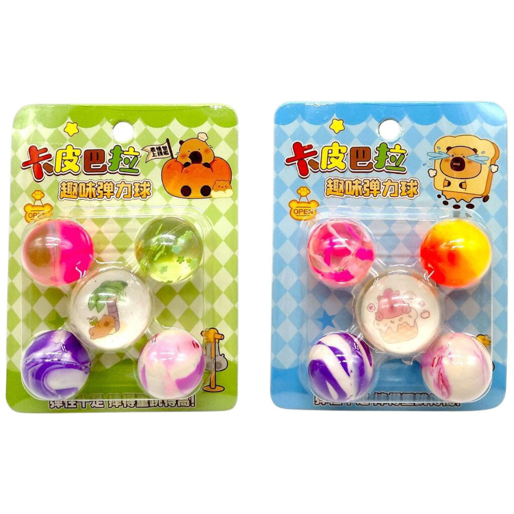 М'яч-стрибун, 5 штук на планшеті, мікс видів, Mic - № 1 М'яч-стрибун, 5 штук на планшеті, мікс видів, Mic - № 1