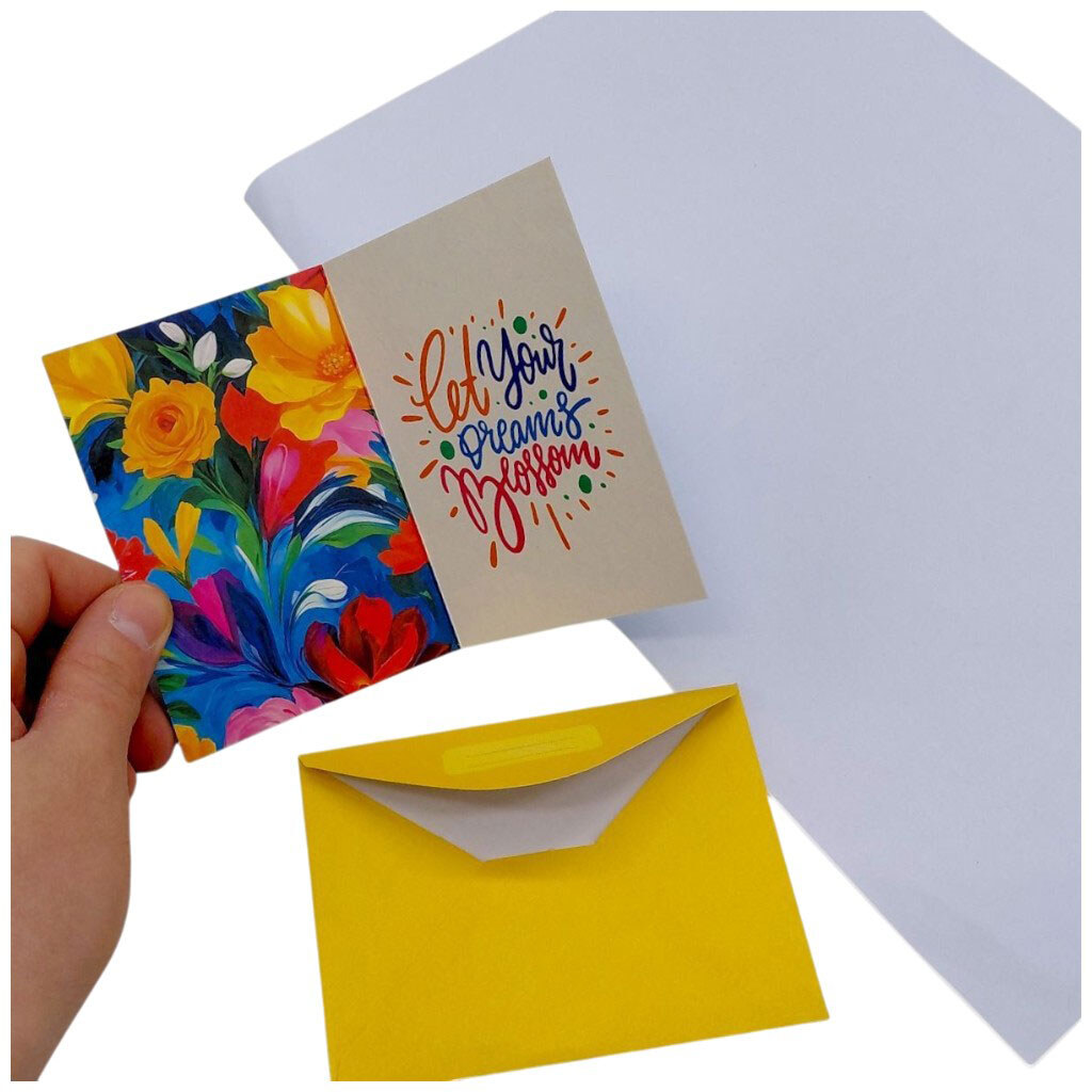 Открытка поздравительная, с конвертом, 10 шт, FIESTA - № 2 Открытка поздравительная, с конвертом, 10 шт, FIESTA - № 2