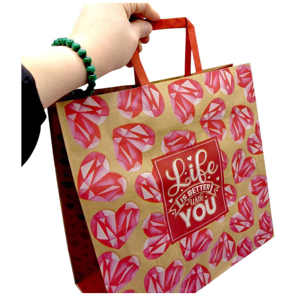 Пакет паперовий "КРАФТ", 32х15х30 см, Bourgeois - № 2 Пакет паперовий "КРАФТ", 32х15х30 см, Bourgeois - № 2