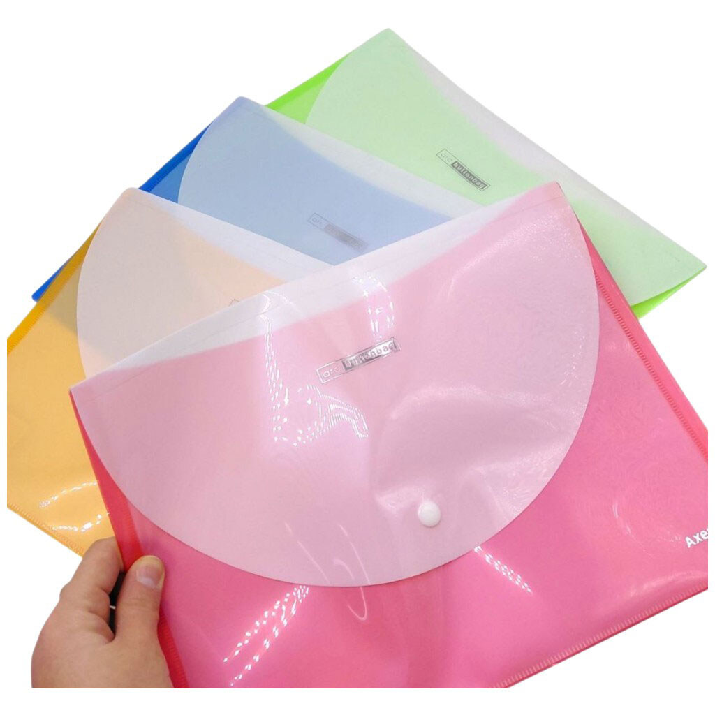 Папка пластиковая на кнопке А4, Axent - № 2 Папка пластиковая на кнопке А4, Axent - № 2