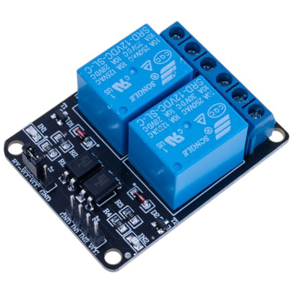 Модуль реле 2 канала для Arduino 12V - № 2 Модуль реле 2 канала для Arduino 12V - № 2
