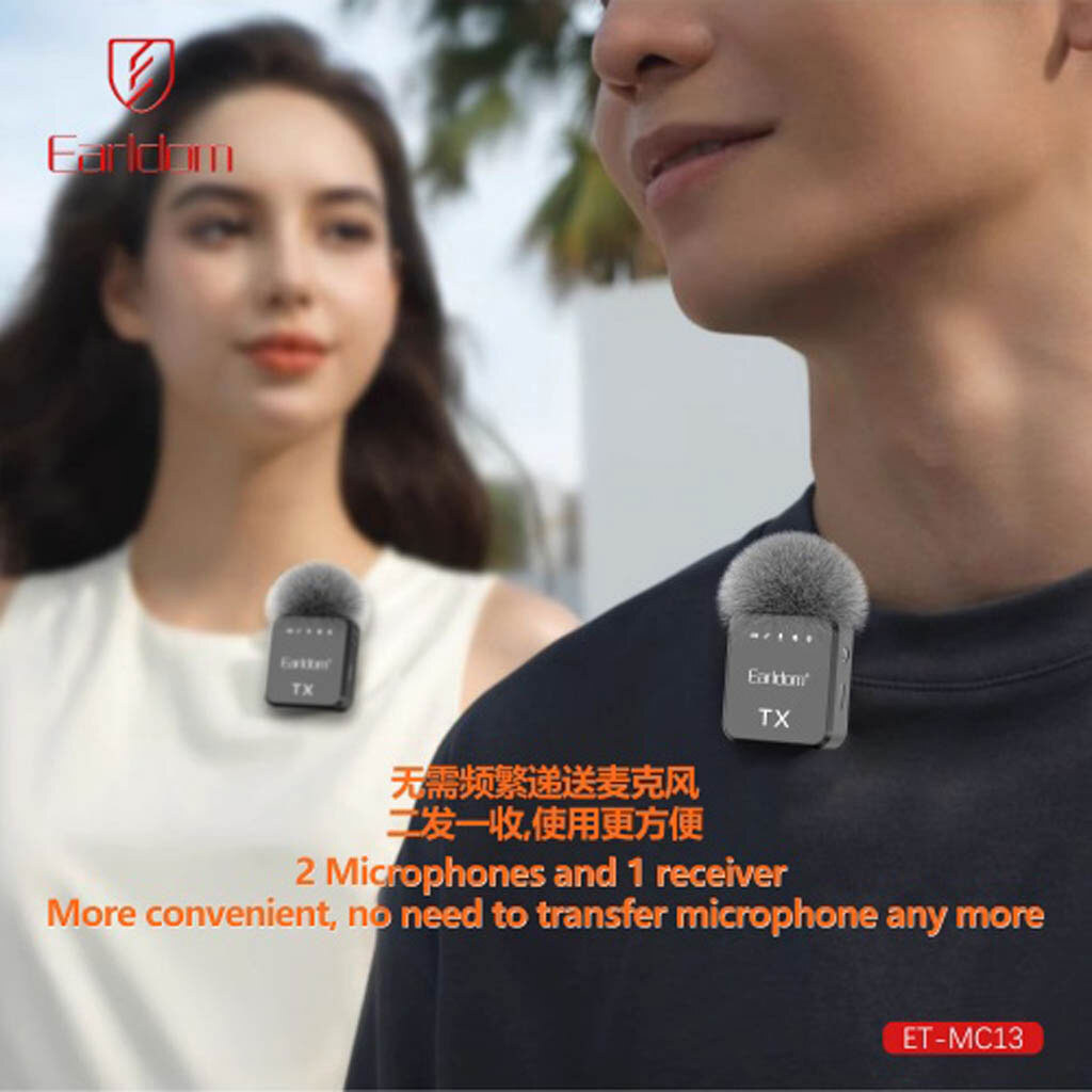 Микрофон петличный Earldom ET-MC-13, Черный - № 4 Микрофон петличный Earldom ET-MC-13, Черный - № 4