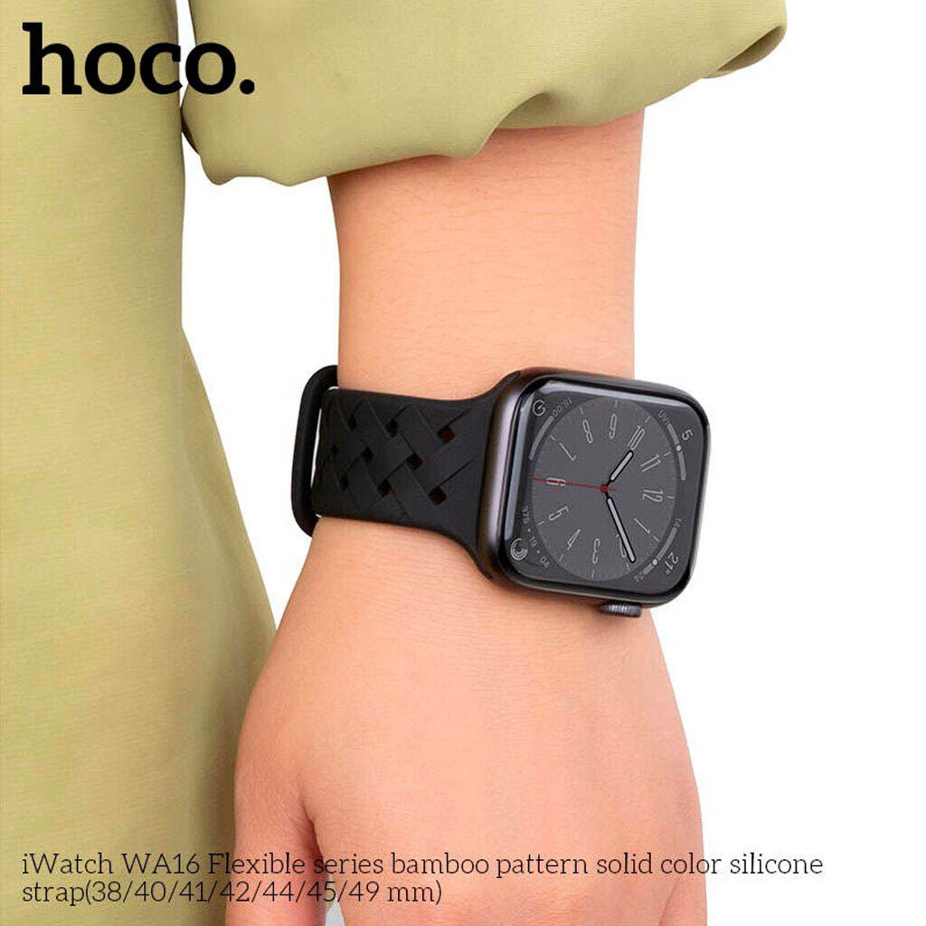Ремінець Apple Watch 38 / Watch 40, Hoco iWatch WA16, Чорний - № 3 Ремінець Apple Watch 38 / Watch 40, Hoco iWatch WA16, Чорний - № 3