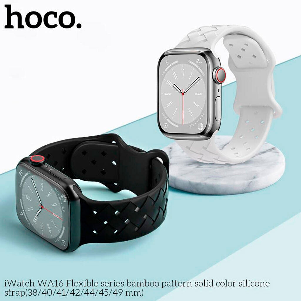Ремінець Apple Watch 42 / Watch 44, Hoco iWatch WA26, Помаранчевий - № 3 Ремінець Apple Watch 42 / Watch 44, Hoco iWatch WA26, Помаранчевий - № 3