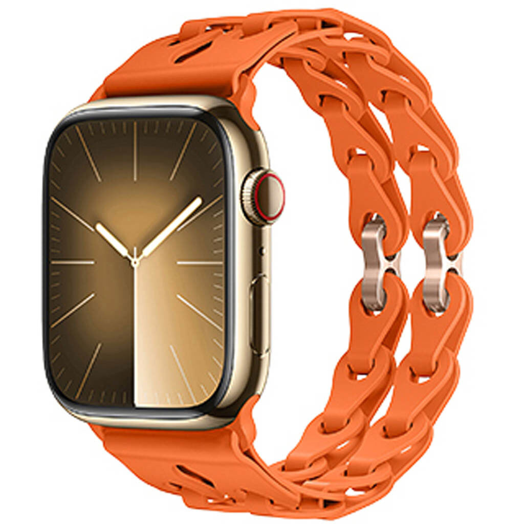 Ремешок Apple Watch 38 / Watch 40, Hoco iWatch WA28, Оранжевый - № 3 Ремешок Apple Watch 38 / Watch 40, Hoco iWatch WA28, Оранжевый - № 3