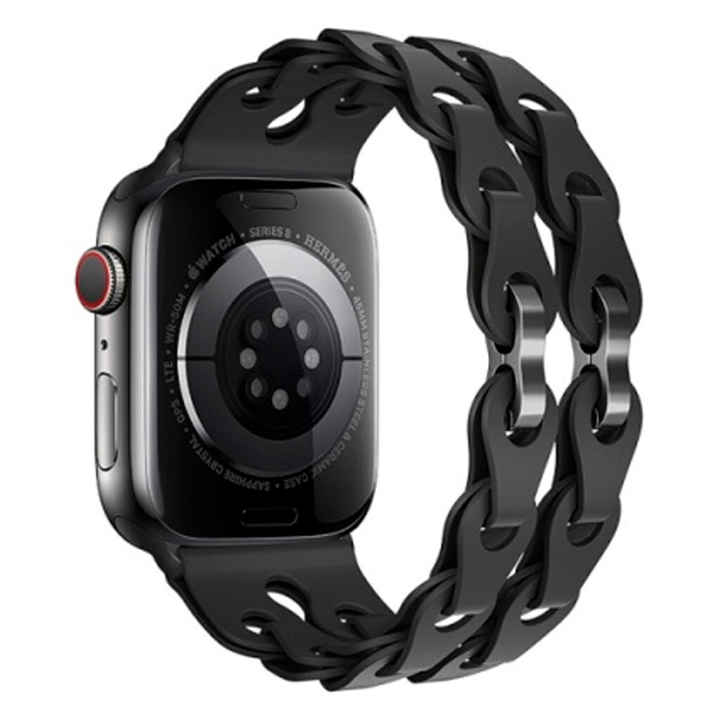 Ремінець Apple Watch 42 / Watch 44, Hoco iWatch WA28, Чорний - № 1 Ремінець Apple Watch 42 / Watch 44, Hoco iWatch WA28, Чорний - № 1