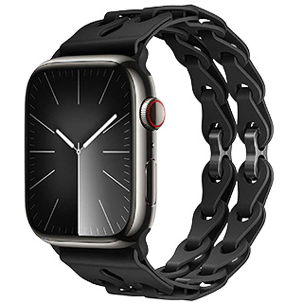 Ремінець Apple Watch 42 / Watch 44, Hoco iWatch WA28, Чорний - № 2 Ремінець Apple Watch 42 / Watch 44, Hoco iWatch WA28, Чорний - № 2