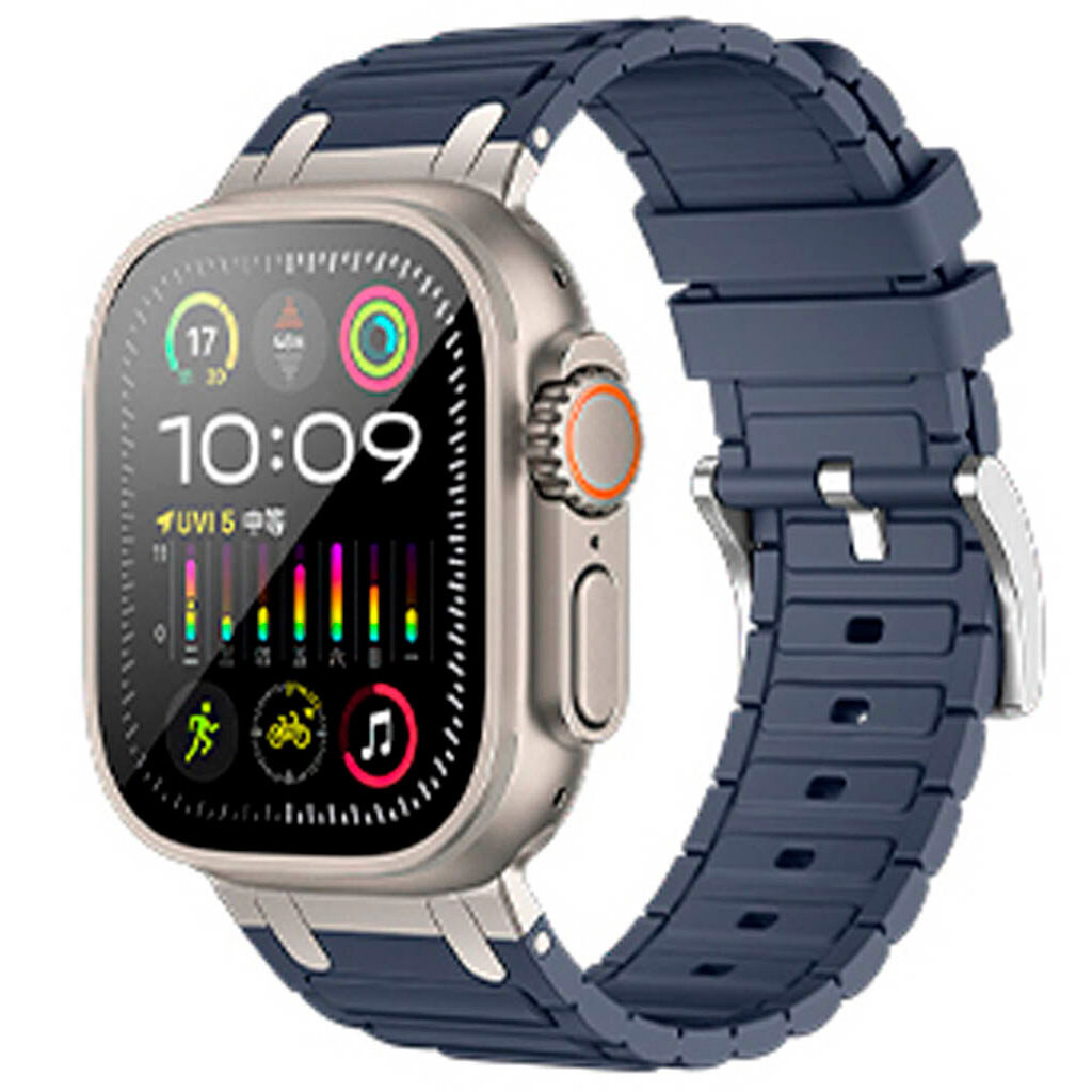 Ремінець Apple Watch 38 / Watch 40, Hoco iWatch WA35, Grayish Blue, Синій - № 3 Ремінець Apple Watch 38 / Watch 40, Hoco iWatch WA35, Grayish Blue, Синій - № 3