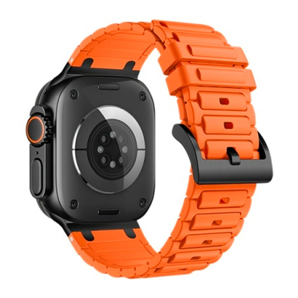 Ремінець Apple Watch 38 / Watch 40, Hoco iWatch WA35, Помаранчевий - № 1 Ремінець Apple Watch 38 / Watch 40, Hoco iWatch WA35, Помаранчевий - № 1