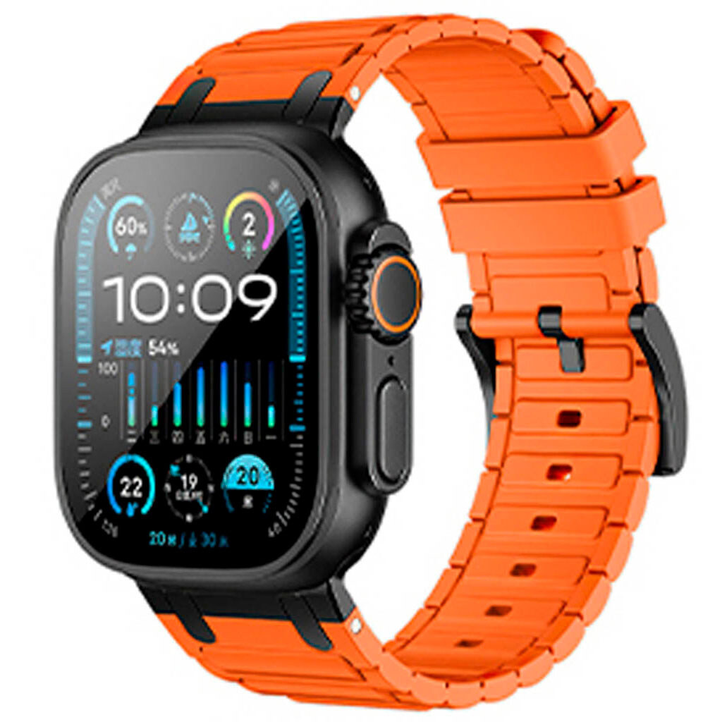 Ремінець Apple Watch 38 / Watch 40, Hoco iWatch WA35, Помаранчевий - № 2 Ремінець Apple Watch 38 / Watch 40, Hoco iWatch WA35, Помаранчевий - № 2