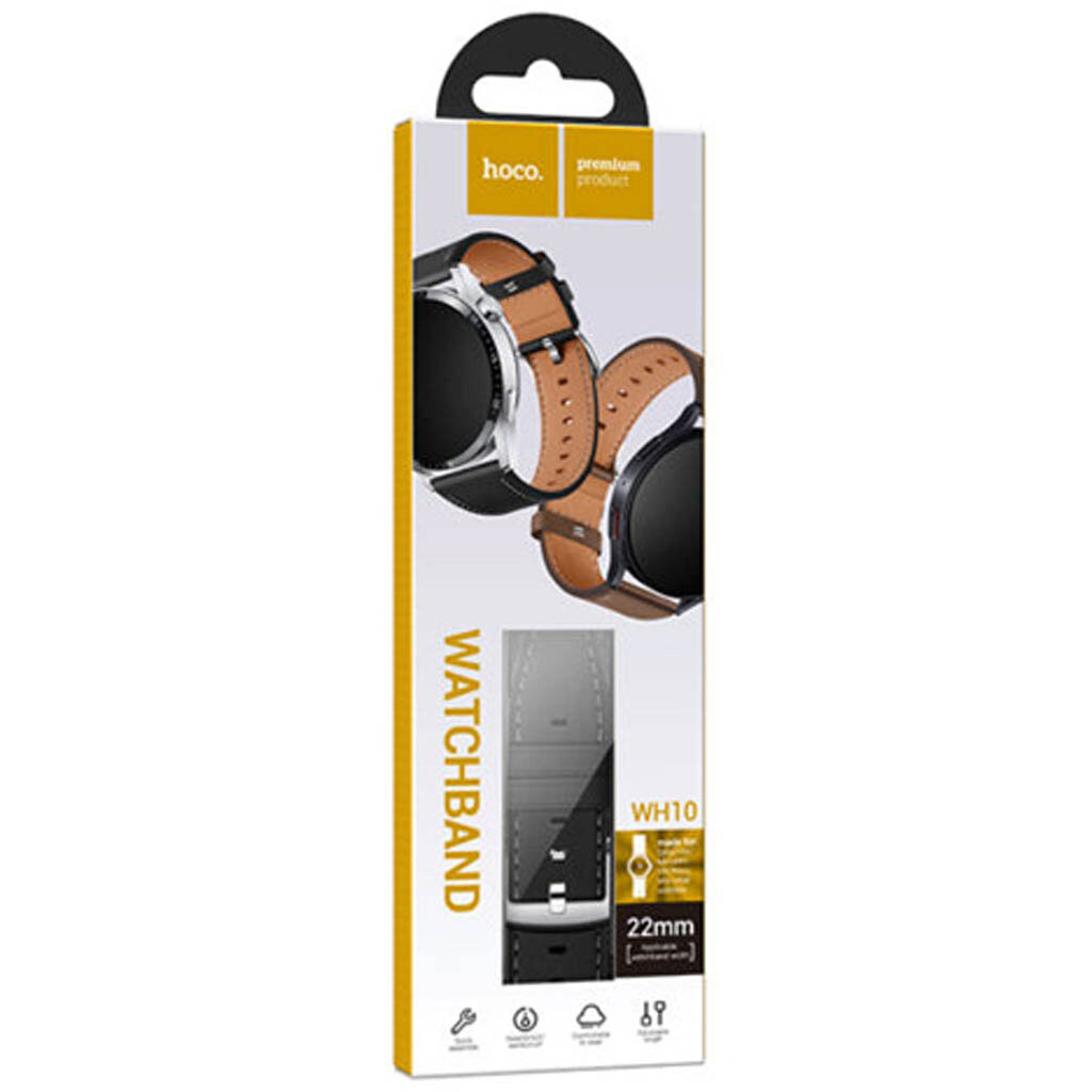 Ремінець універсальний, Hoco iWatch WH10, Чорний - № 5 Ремінець універсальний, Hoco iWatch WH10, Чорний - № 5