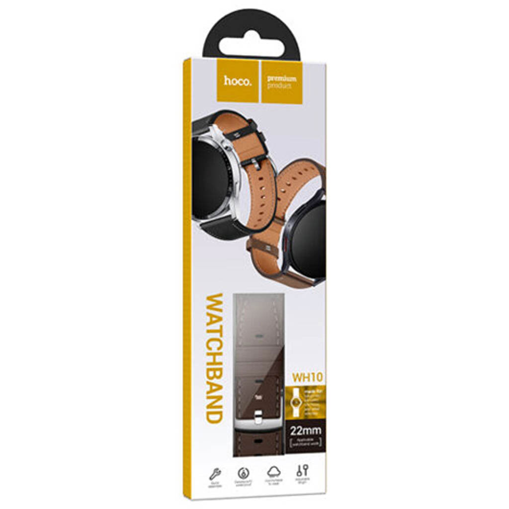 Ремінець універсальний, Hoco iWatch WH10, Кавовий - № 5 Ремінець універсальний, Hoco iWatch WH10, Кавовий - № 5