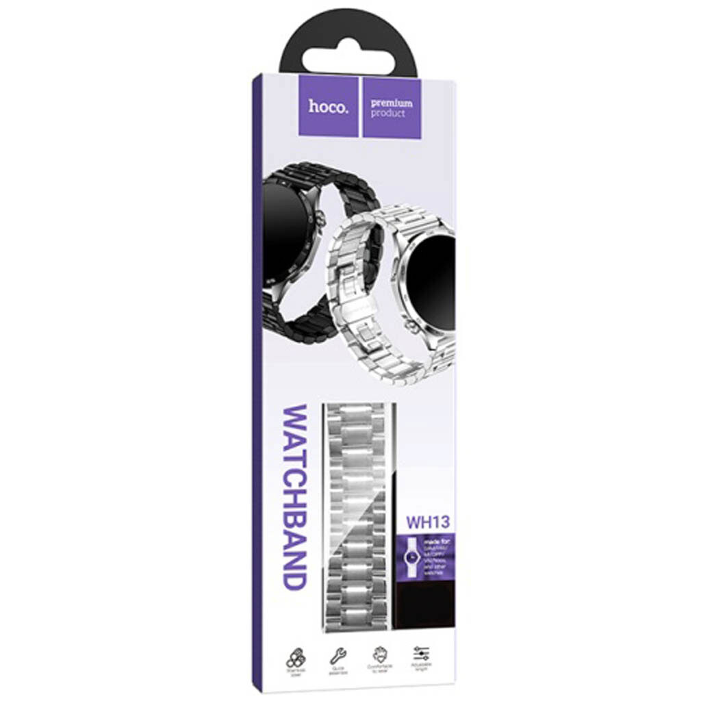 Ремінець універсальний, Hoco iWatch WH13, Срібний - № 3 Ремінець універсальний, Hoco iWatch WH13, Срібний - № 3