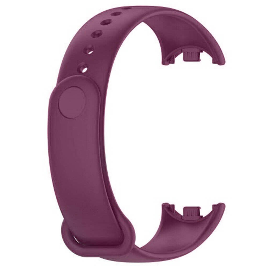 Ремінець Xiaomi Mi Band 8 / Mi Band 9, Silicone, Wine Red, Червоний - № 3 Ремінець Xiaomi Mi Band 8 / Mi Band 9, Silicone, Wine Red, Червоний - № 3