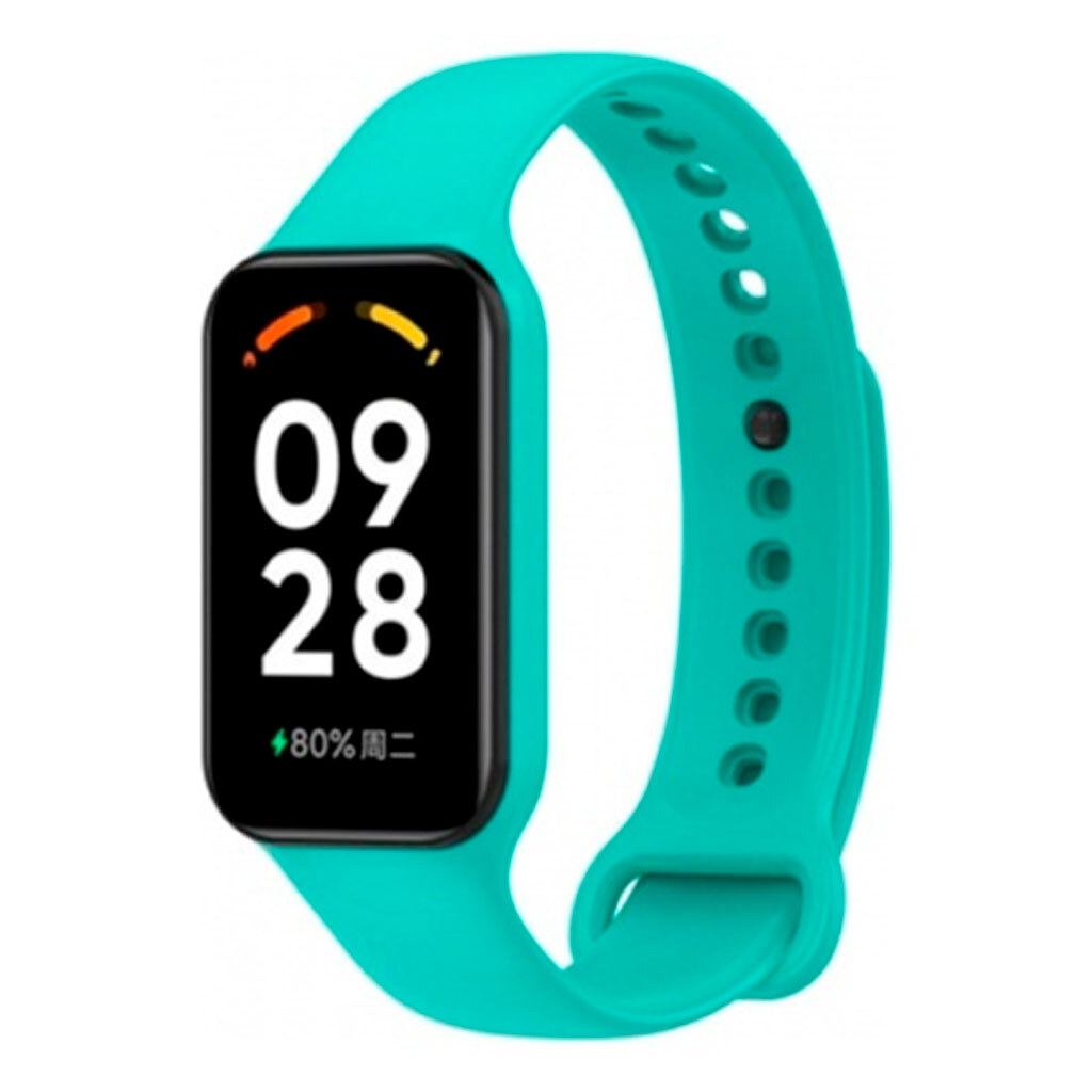 Ремінець Xiaomi Smart Band 9 Active, Silicone Band, Бірюзовий - № 1 Ремінець Xiaomi Smart Band 9 Active, Silicone Band, Бірюзовий - № 1