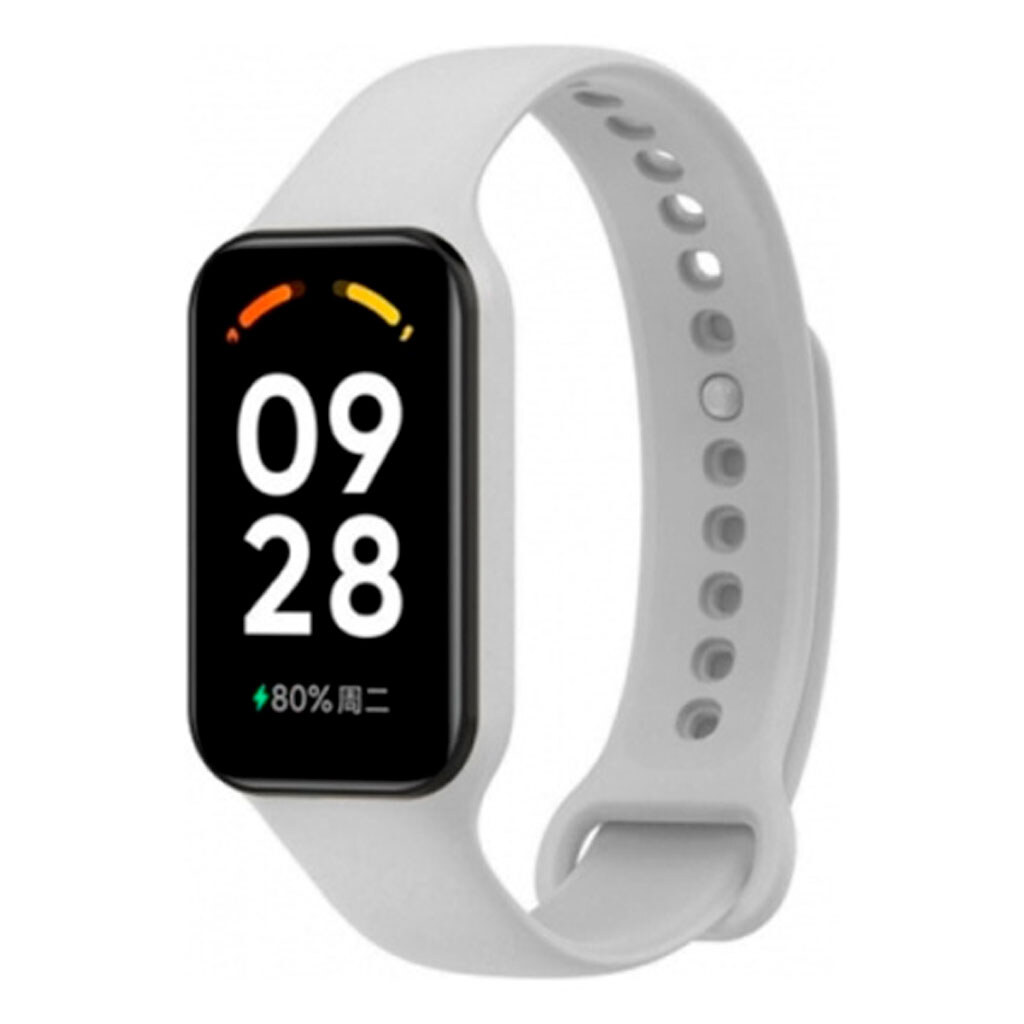 Ремінець Xiaomi Smart Band 9 Active, Silicone Band, Сірий - № 1 Ремінець Xiaomi Smart Band 9 Active, Silicone Band, Сірий - № 1