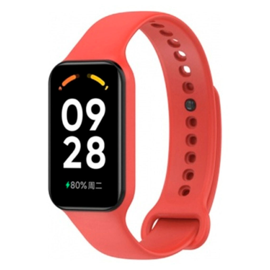 Ремешок Xiaomi Smart Band 9 Active, Silicone Band, Красный - № 1 Ремешок Xiaomi Smart Band 9 Active, Silicone Band, Красный - № 1