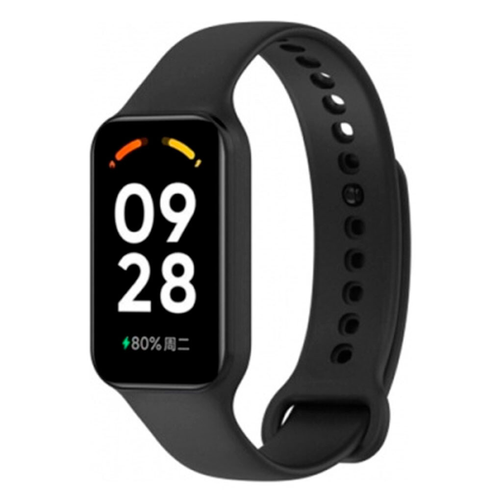 Ремінець Xiaomi Smart Band 9 Active, Silicone Band, Чорний - № 1 Ремінець Xiaomi Smart Band 9 Active, Silicone Band, Чорний - № 1