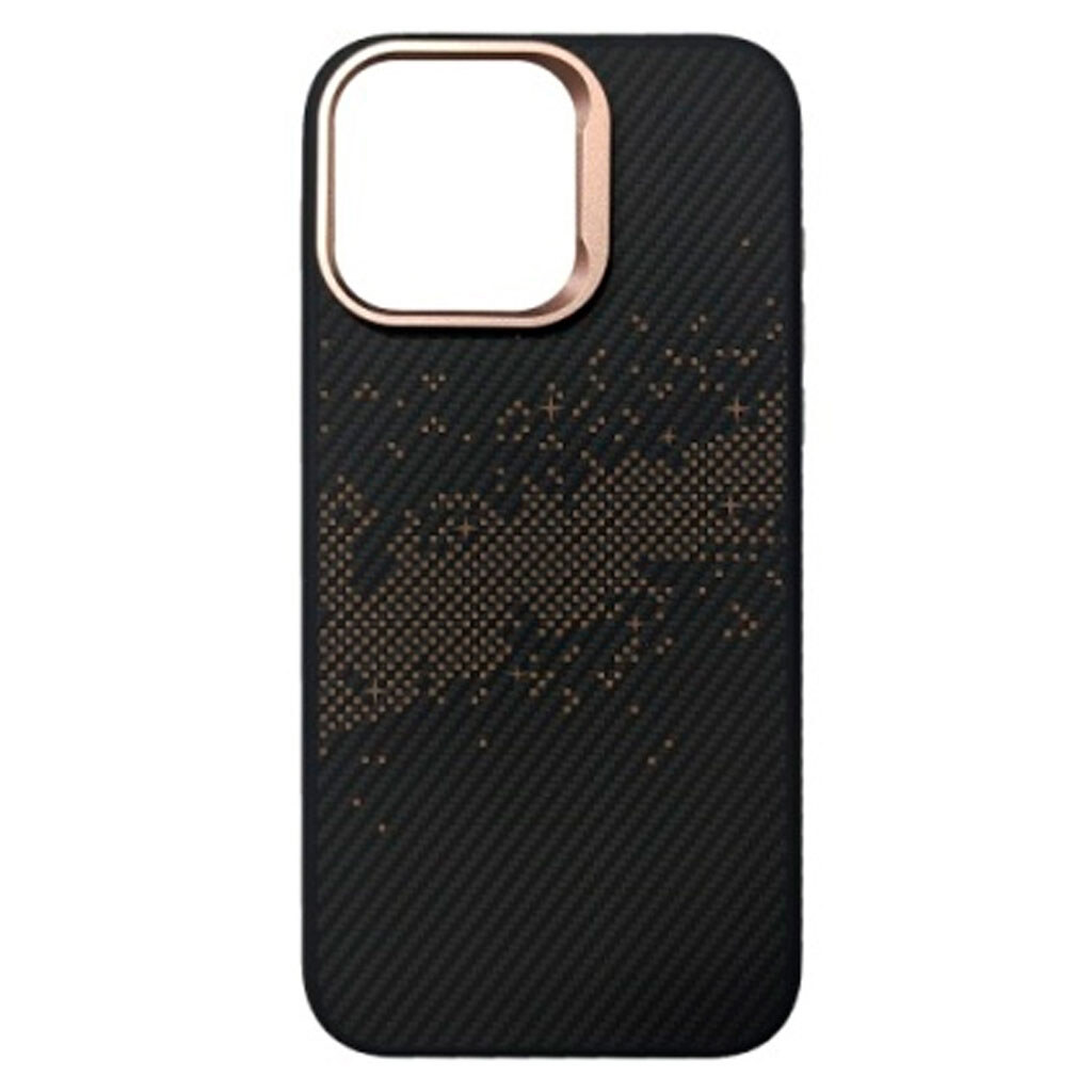 Чохол (накладка) Apple iPhone 15 Pro Max, Carbonite, MagSafe, Золотий - № 1 Чохол (накладка) Apple iPhone 15 Pro Max, Carbonite, MagSafe, Золотий - № 1