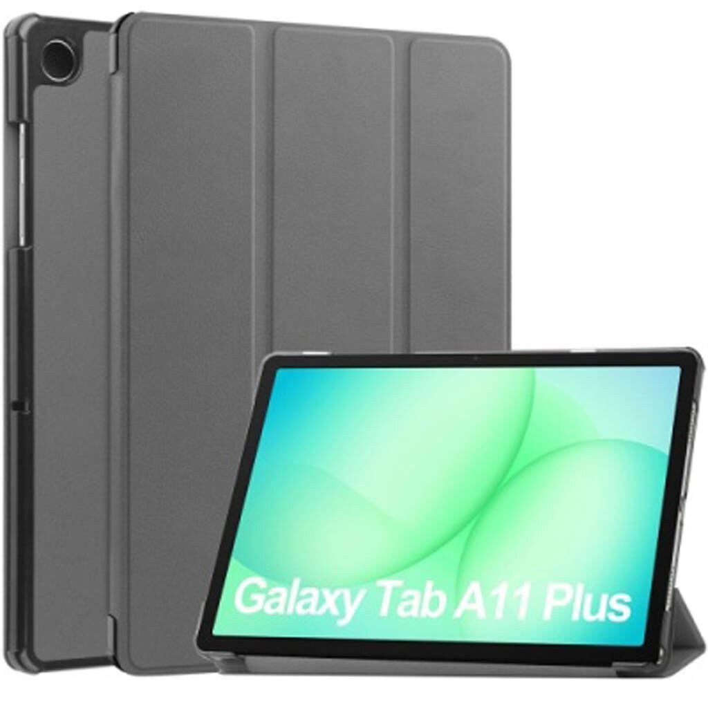Чохол (книжка) Samsung Galaxy Tab A11 Plus, Zarmans, Сірий - № 2 Чохол (книжка) Samsung Galaxy Tab A11 Plus, Zarmans, Сірий - № 2