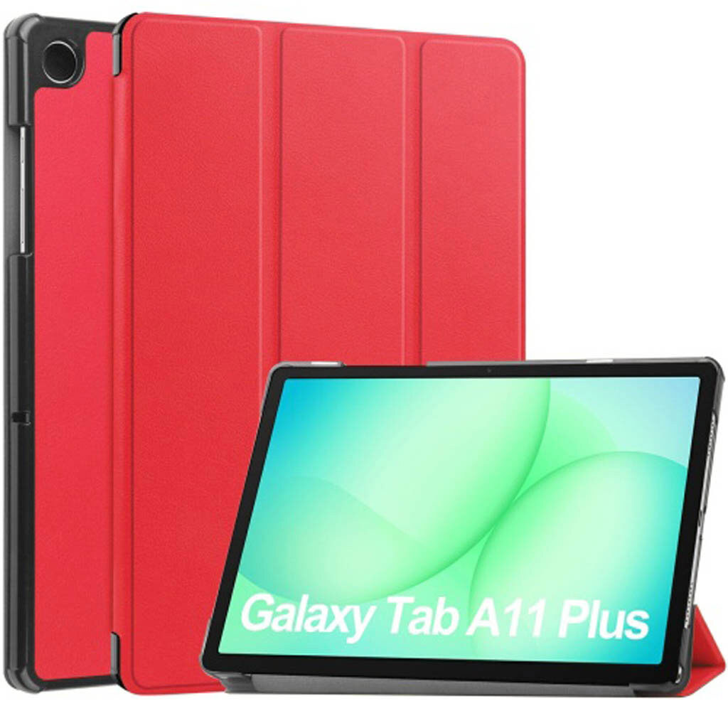 Чехол (книжка) Samsung Galaxy Tab A11 Plus, Zarmans, Красный - № 5 Чехол (книжка) Samsung Galaxy Tab A11 Plus, Zarmans, Красный - № 5