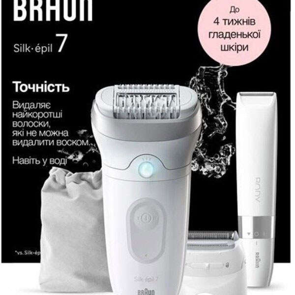 Эпилятор Braun Silk-epil 7 SE 7-441, Белый - № 3 Эпилятор Braun Silk-epil 7 SE 7-441, Белый - № 3