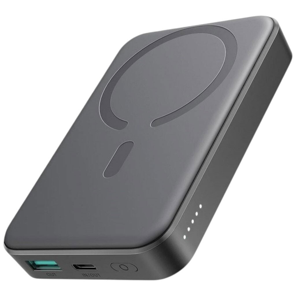 Портативная батарея (Power Bank) Joyroom Magnetic Wireless JR-W020, 10000 mAh, Черный - № 1 Портативная батарея (Power Bank) Joyroom Magnetic Wireless JR-W020, 10000 mAh, Черный - № 1