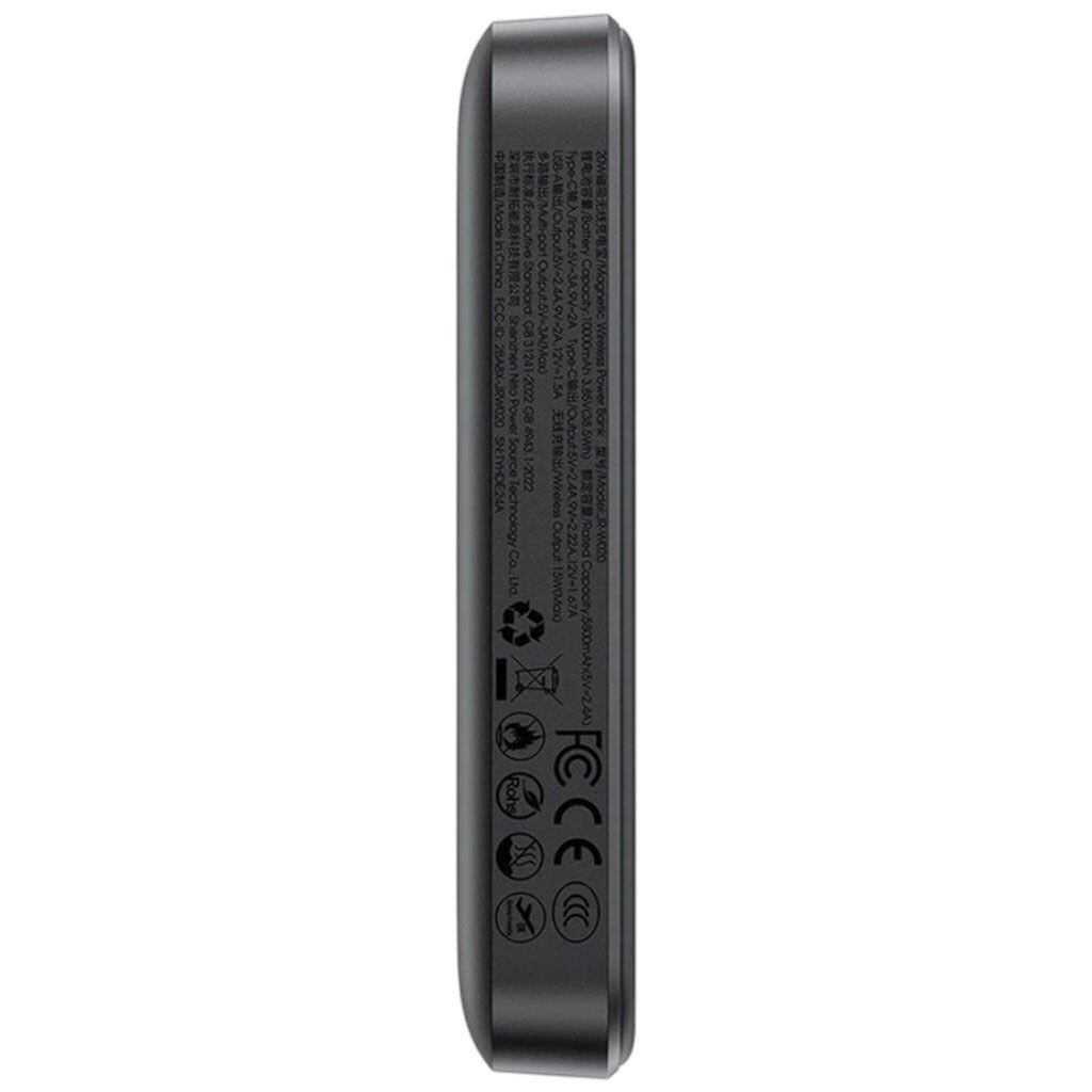 Портативная батарея (Power Bank) Joyroom Magnetic Wireless JR-W020, 10000 mAh, Черный - № 4 Портативная батарея (Power Bank) Joyroom Magnetic Wireless JR-W020, 10000 mAh, Черный - № 4