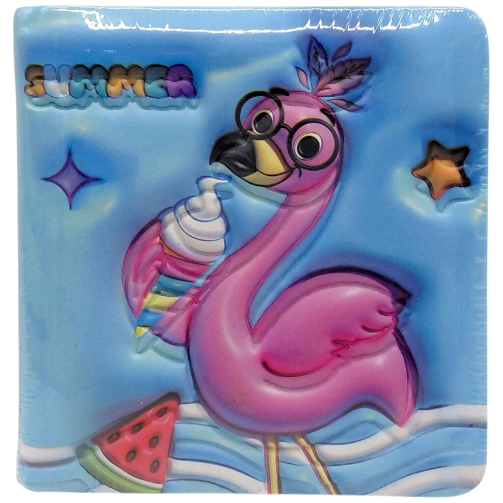 Блокнот 3D "Фламінго", 10x9,5 см, Malevaro - № 1 Блокнот 3D "Фламінго", 10x9,5 см, Malevaro - № 1