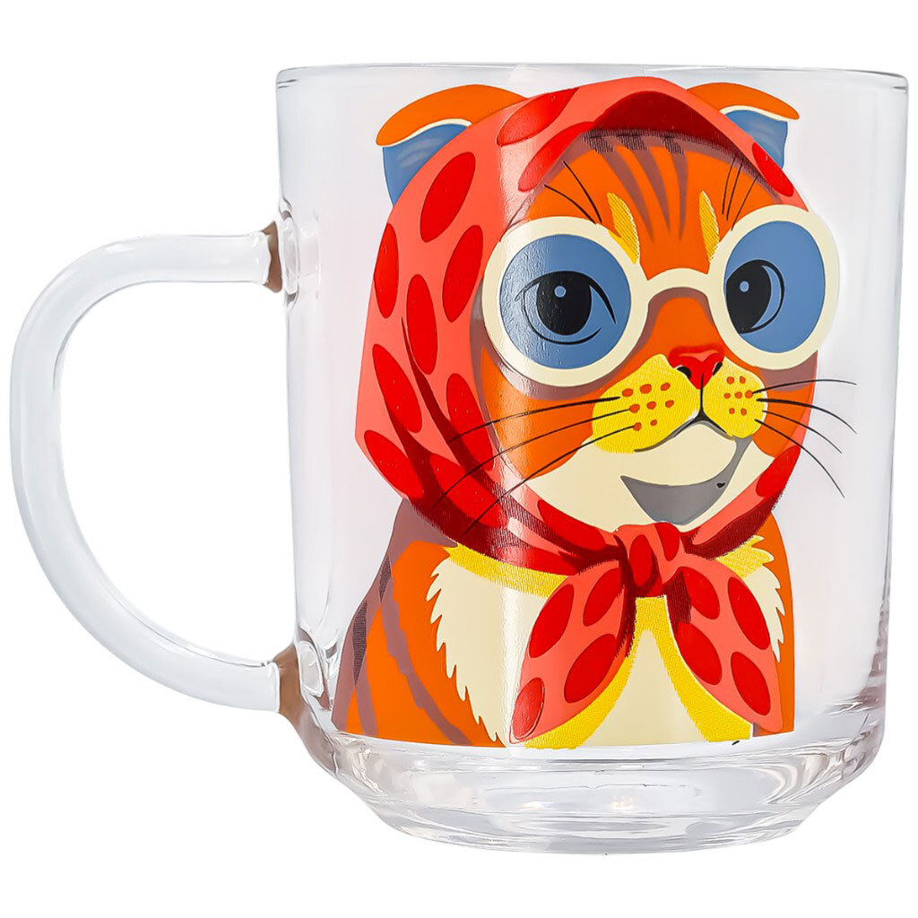 Кружка стеклянная Galleryglass "More amor", 240 мл - № 1 Кружка стеклянная Galleryglass "More amor", 240 мл - № 1
