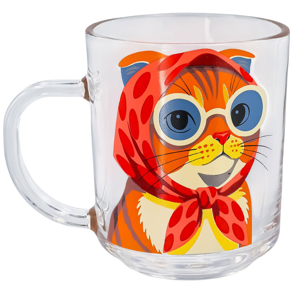 Кружка стеклянная Galleryglass "More amor", 240 мл - № 2 Кружка стеклянная Galleryglass "More amor", 240 мл - № 2