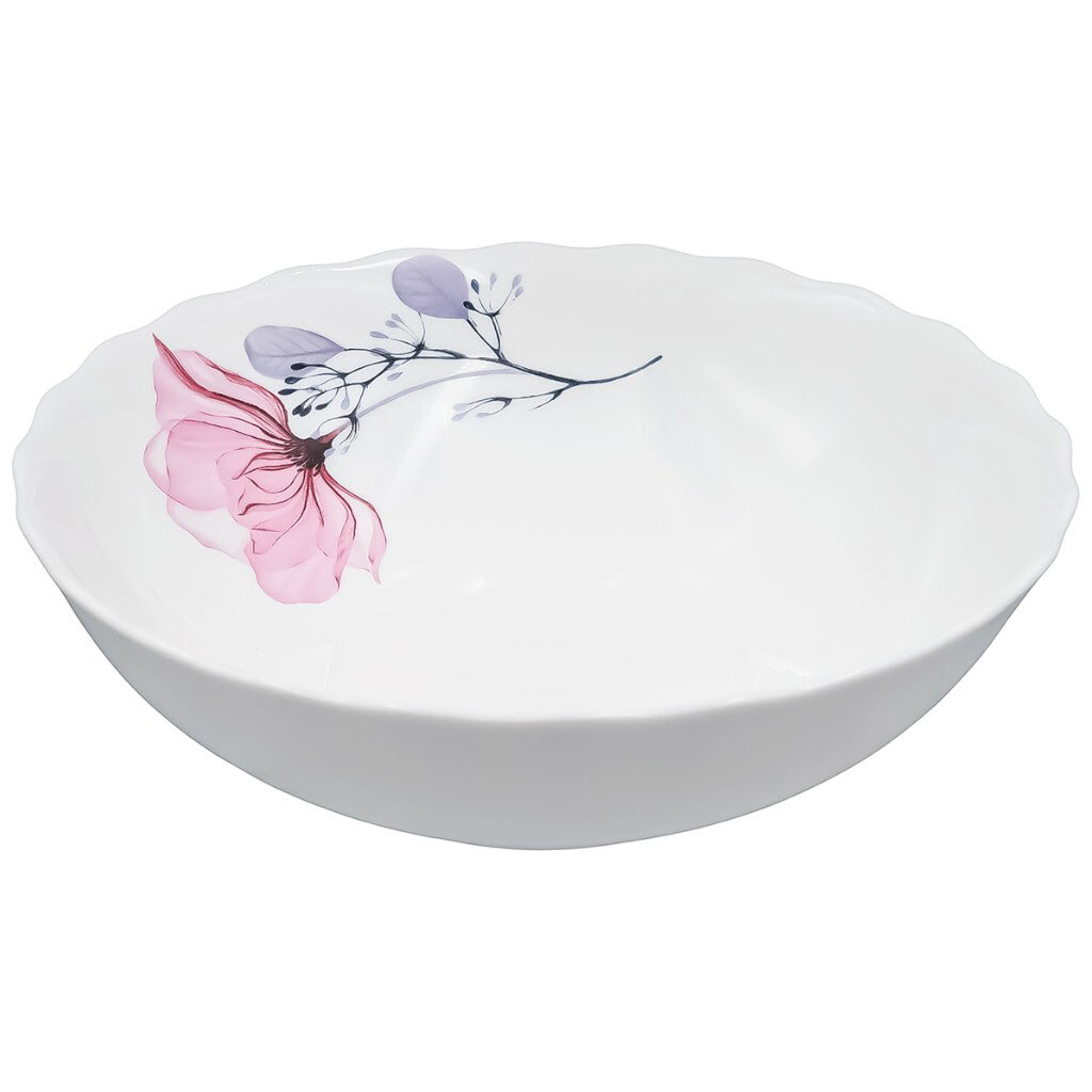 Салатник стеклянный Vittora Wave Нежность, d=175 мм - № 1 Салатник стеклянный Vittora Wave Нежность, d=175 мм - № 1