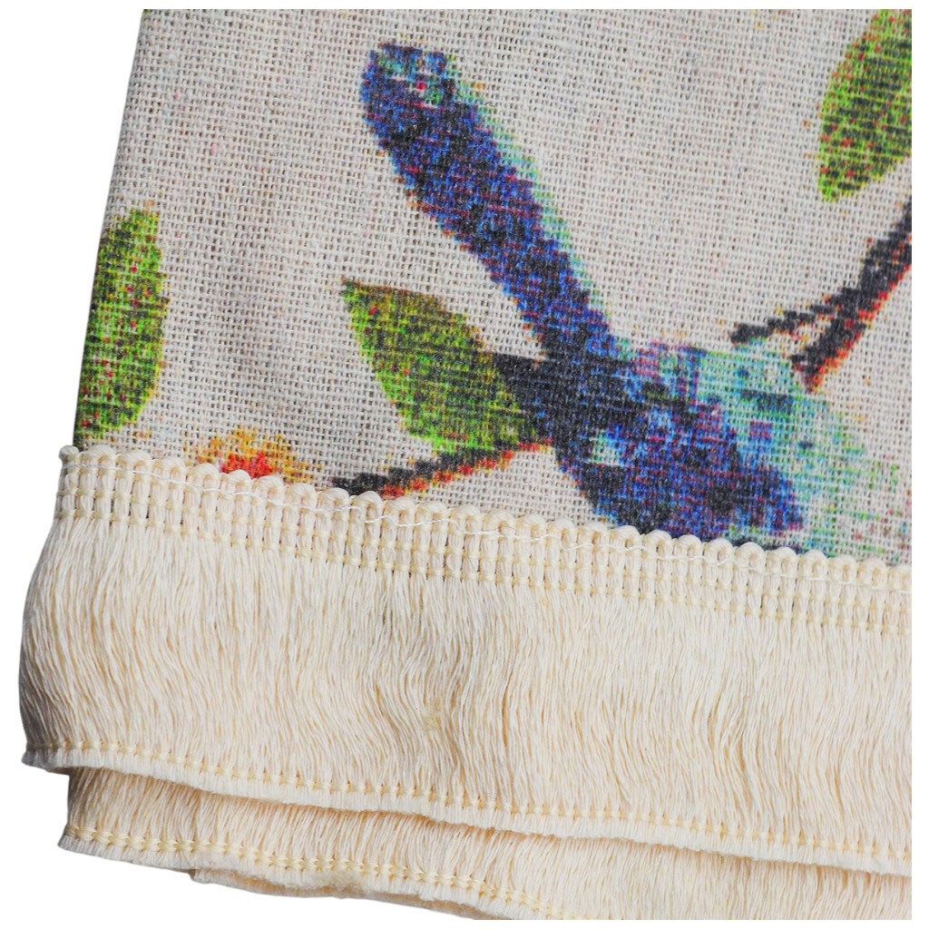 Скатерть для стола текстильная "Птички на ветке", 140х100 см - № 2 Скатерть для стола текстильная "Птички на ветке", 140х100 см - № 2