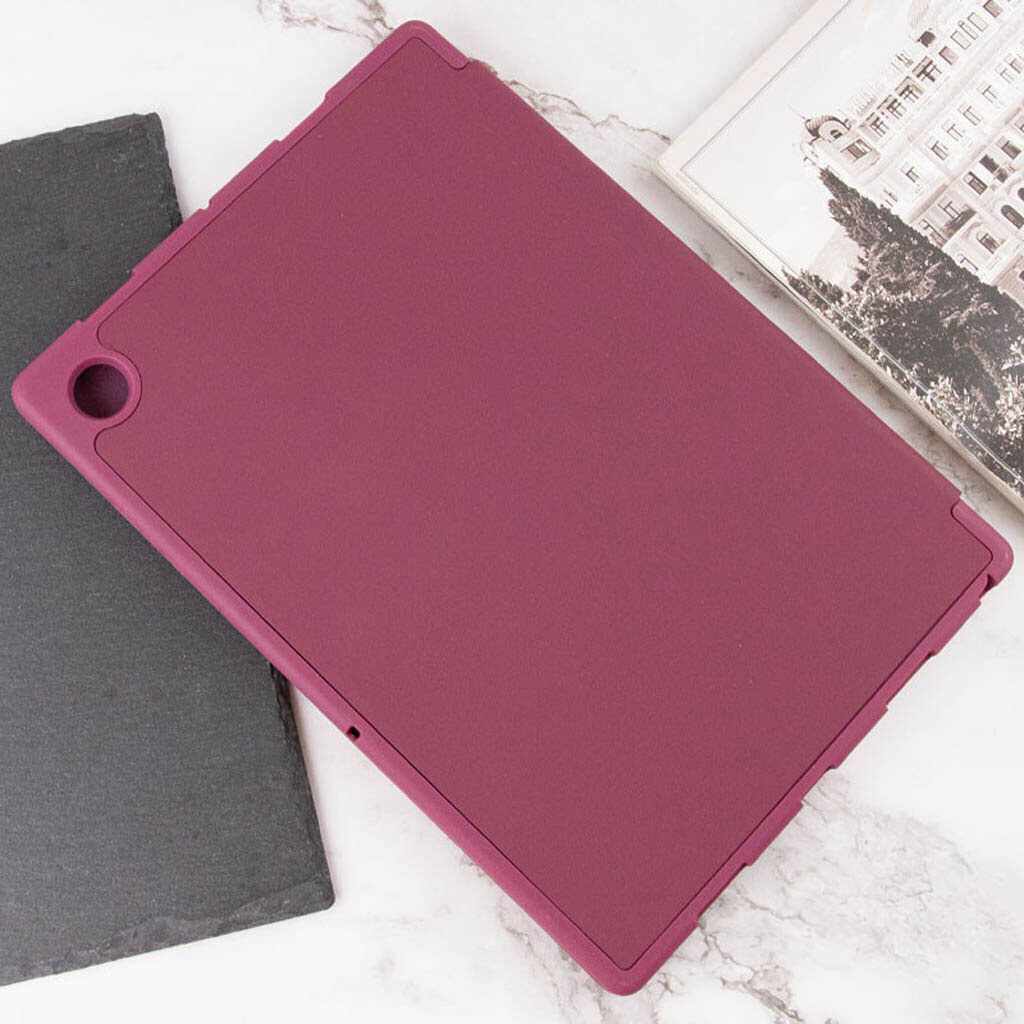 Чохол (книжка) Samsung Galaxy Tab A11, Smart Case With Stylus, Maroon, Бордовий - № 7 Чохол (книжка) Samsung Galaxy Tab A11, Smart Case With Stylus, Maroon, Бордовий - № 7