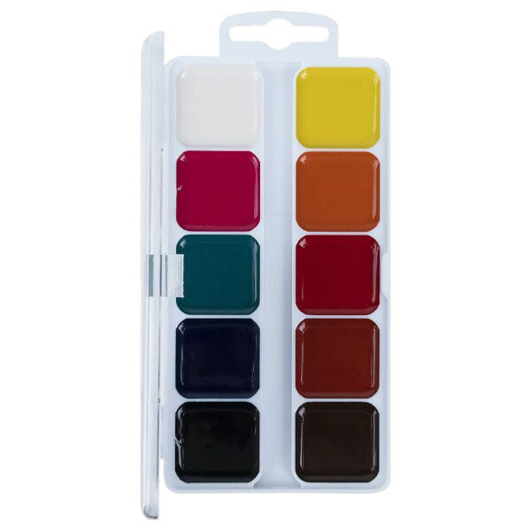 Краски акварельные, 10 цв., Kite - № 2 Краски акварельные, 10 цв., Kite - № 2