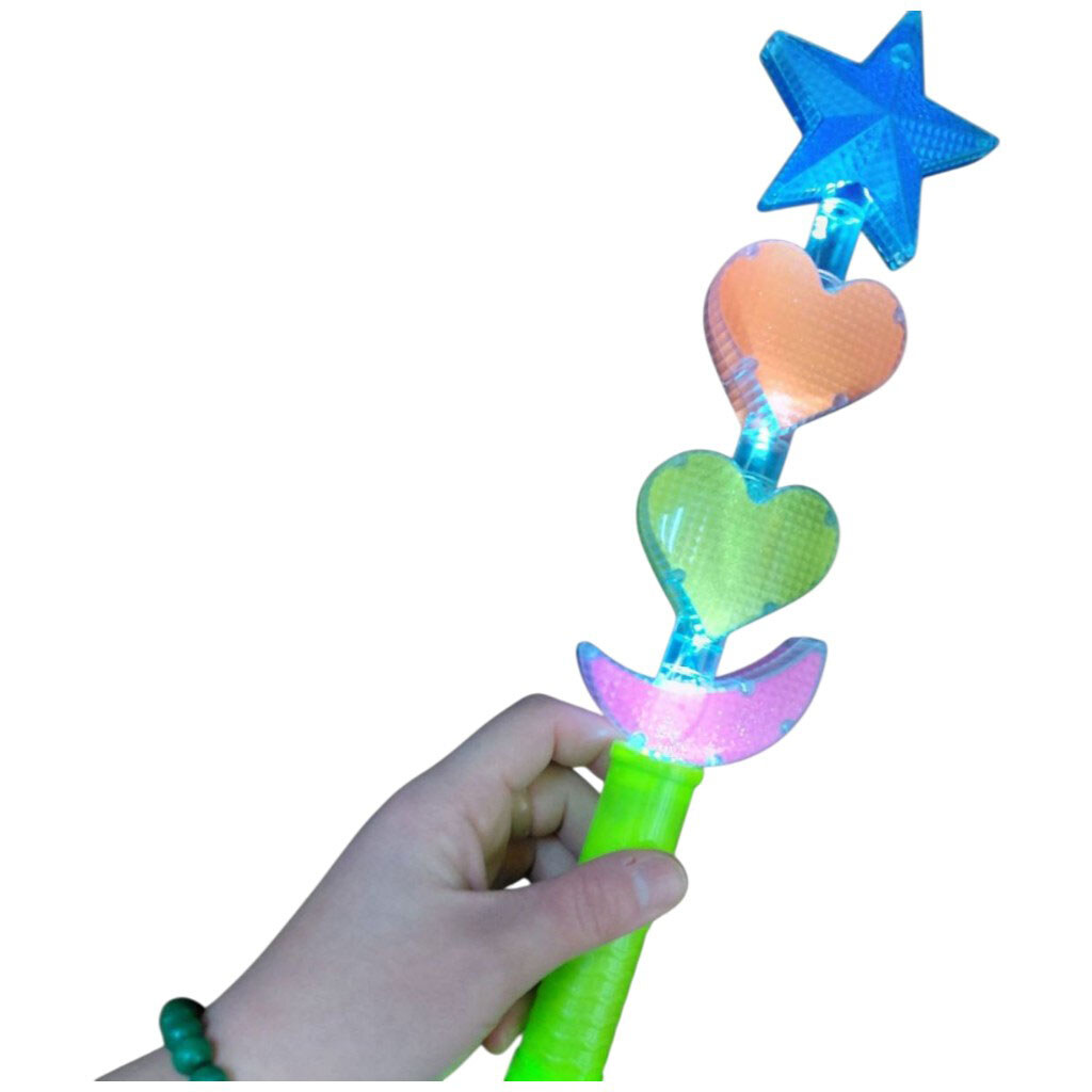 Палочка "Звезда два сердца луна", с 3D проекцией, микс, Mic - № 2 Палочка "Звезда два сердца луна", с 3D проекцией, микс, Mic - № 2