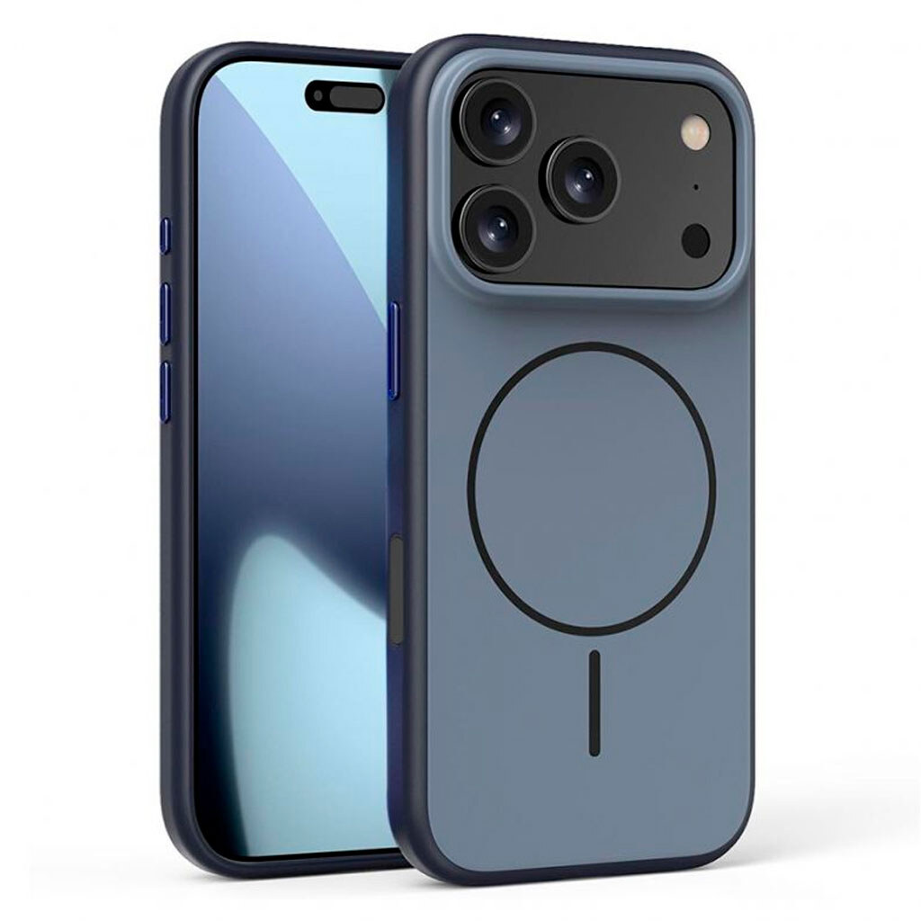 Чохол (накладка) Apple iPhone 15 Pro Max, Air Beats Soft Matte, Dark Blue, MagSafe, Синій - № 3 Чохол (накладка) Apple iPhone 15 Pro Max, Air Beats Soft Matte, Dark Blue, MagSafe, Синій - № 3